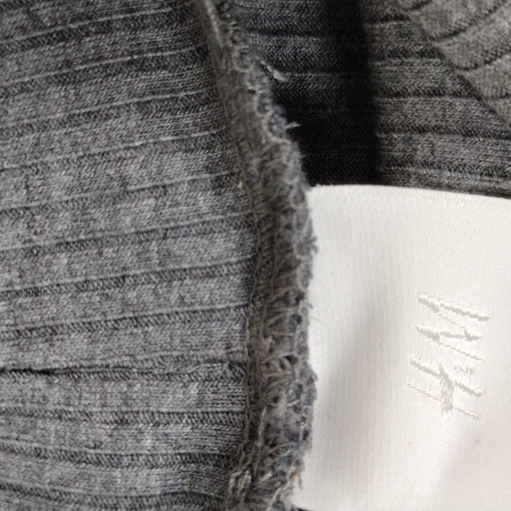 H&M Gray Ribbed Turtleneck Dress Size Small - Picture 4 of 6